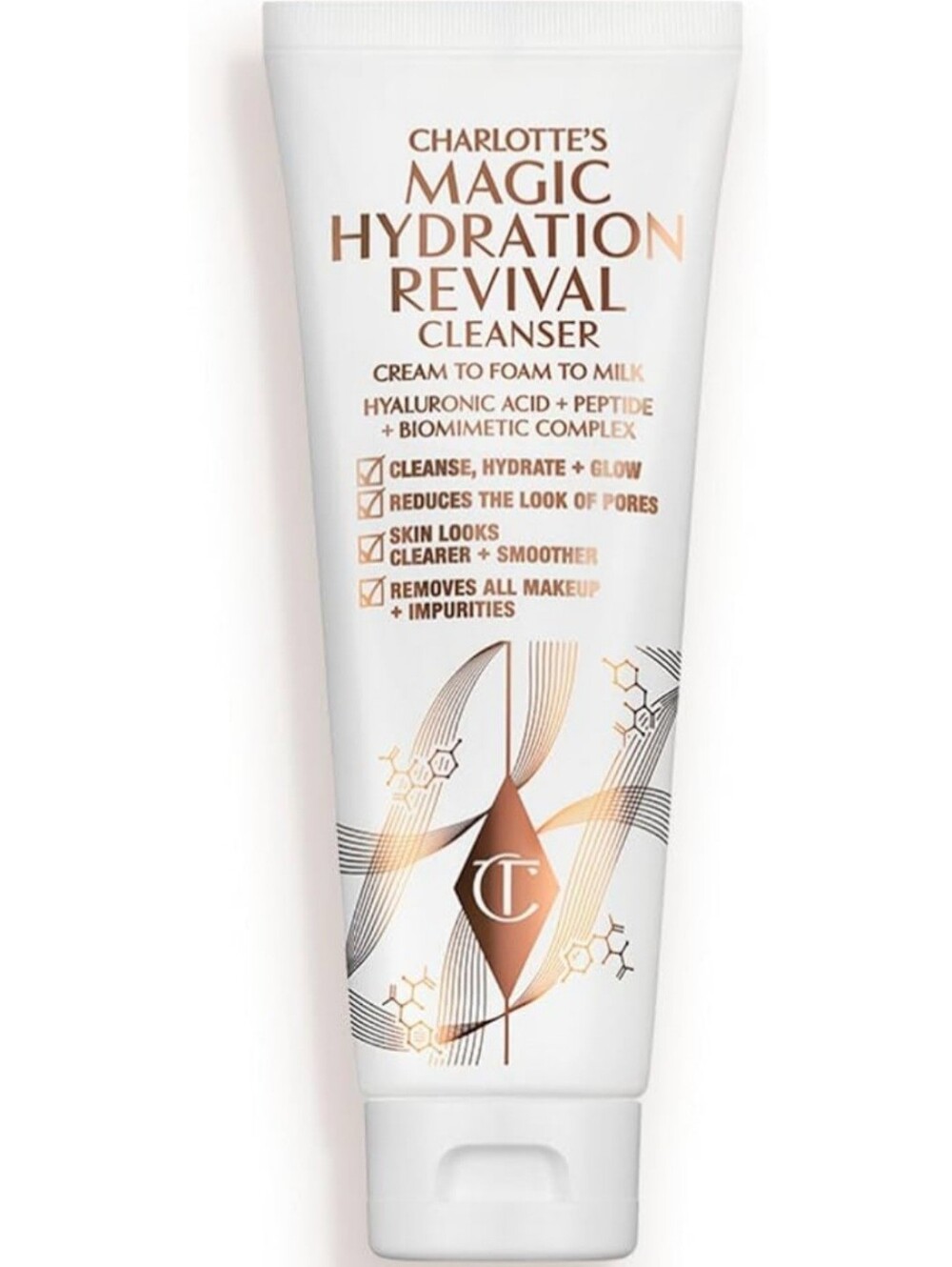 Charlotte Tilbury Magic Hydration Revival Facial Cleanser 4oz New